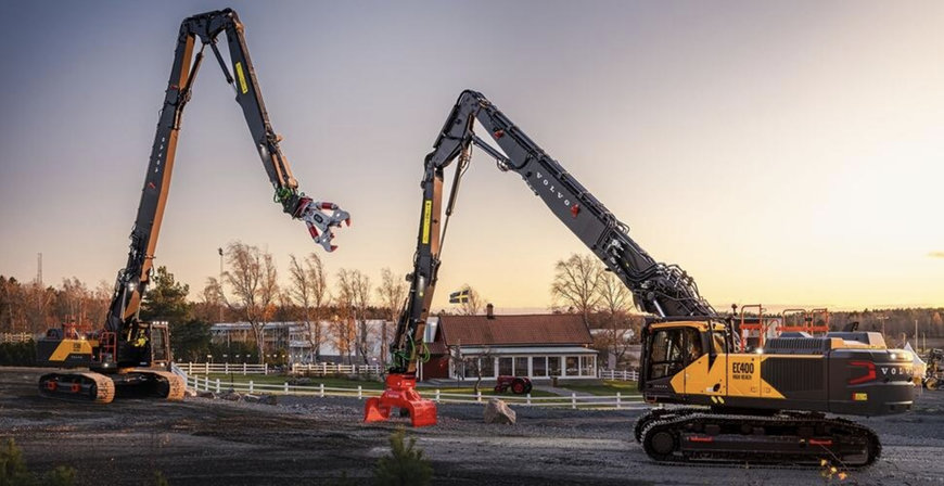 Volvo CE höjer ribban för rivning med förbättrade höjdrivare med lång räckvidd