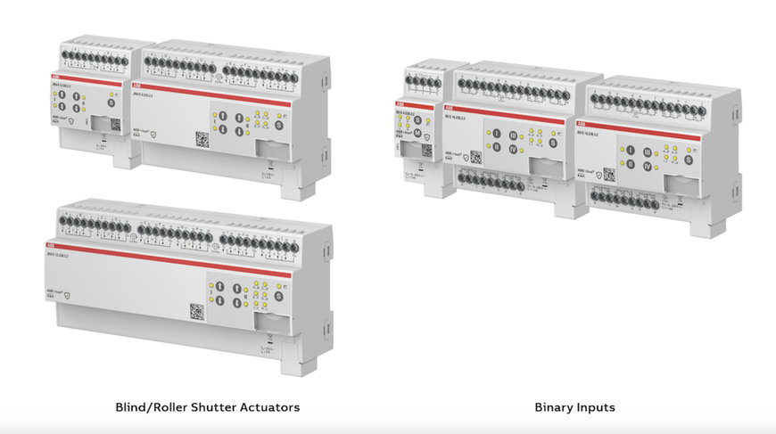 ABB i-bus KNX-portföljen för solskyddskontroll möjliggör sömlös integrering och driftsättning